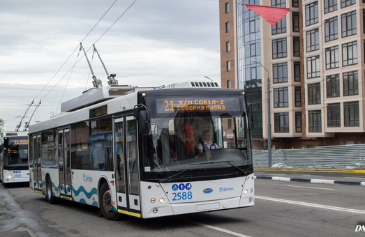 В Днепре запустили новую линию троллейбуса в жилмассив «Сокол»