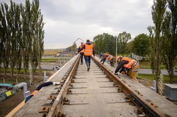 Главный железнодорожник страны проинспектировал строительство линии к аэропорту «Борисполь»