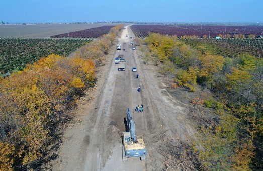 В Одесской области начали капитальный ремонт дороги между селами Лиманское и Граденицы