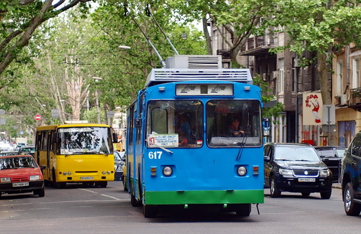 В Одессе троллейбусы изменят свои маршруты по улице Ришельевской
