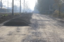В Одессе начали ремонт улицы Локомотивной
