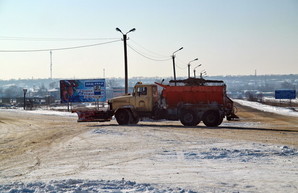 Из-за снегопадов ограничено движение на трассе Киев – Одесса