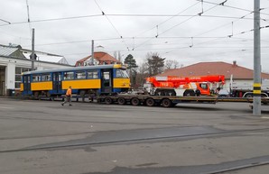 Пожарникам Лейпцига подарили трамвай