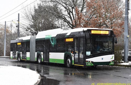 В Пльзене обкатывают первый троллейбус «Škoda 27 Tr New Urbino»