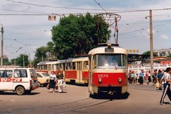 Одесский электротранспорт во времена бурных 90-х (ФОТО)