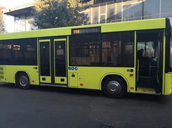 Во Львове на маршрутах тестируют белорусский автобус МАЗ206