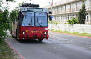 В Керчи снова остановилось троллейбусное движение