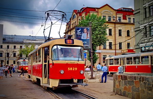 В Киеве будут ремонтировать трамвайную линию на Подоле