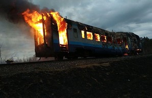 ЧП на Львовской железной дороге – горел пригородный дизель-поезд