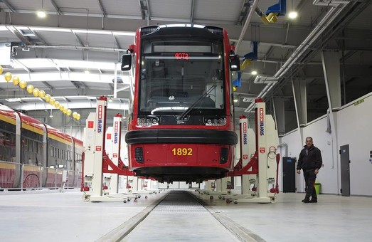 В трамвайном депо польского города Лодзь открыли новый профилакторий