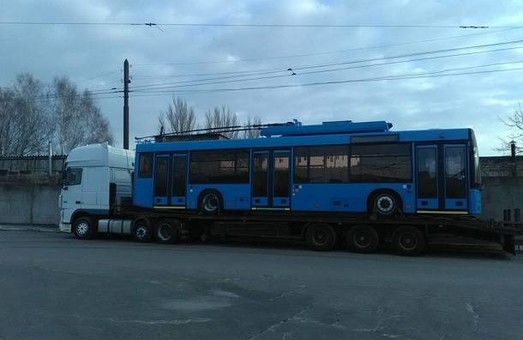В Краматорск прибыли два троллейбуса