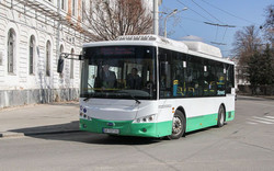 Китайский электробус «SKYWELL» приехал на испытания в Полтаву
