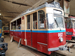 В трамвайном депо Львова восстанавливают еще один ретро-трамвай (ФОТО)
