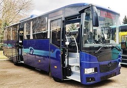 «Эталон» представил журналистам новый туристический автобус А084 «Тюльпан»