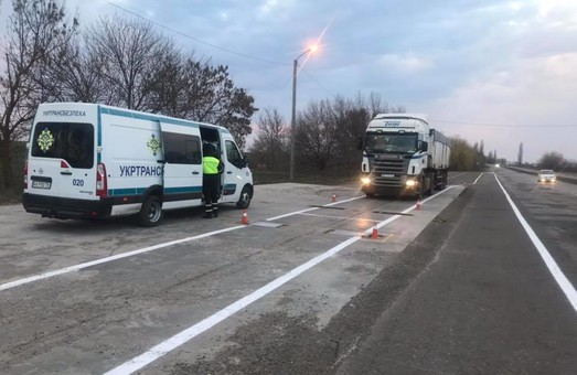 На въезде в Николаев со стороны Одессы ввели обязательное взвешивание грузовиков
