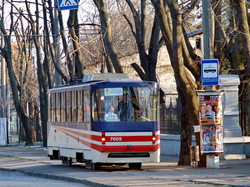 Фото дня: пять лет назад в Одессе запустили трамваи-челноки по Французскому бульвару