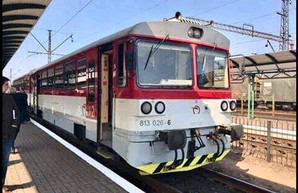 Вчера в Мукачево приезжал пассажирский поезд из Словакии