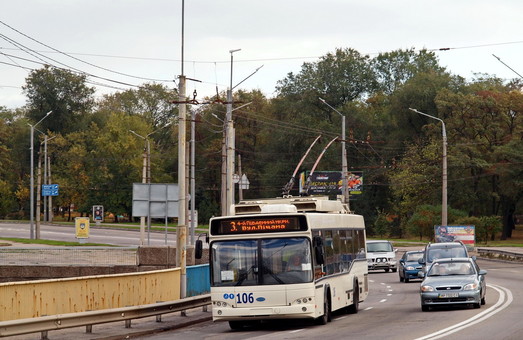 В Запорожье троллейбусы поедут через остров Хортица