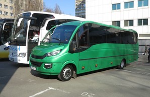 Из Киева в Харьков курсирует автобус румынско-итальянского производства