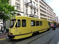 Трамвай Брюсселя отпраздновал свое 150-летие (ФОТО)