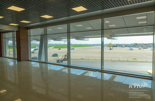 Обновленный терминал «А» в столичном аэропорту им. Сикорского откроют 23 мая