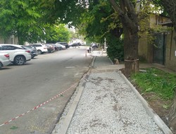 В Одессе рассказали и показали, как ремонтируют тротуары