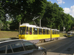 Во Львове прошел парад трамваев
