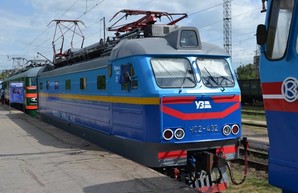 Запорожье провели выставку локомотивов, которые работают на Приднепровской железной дороге