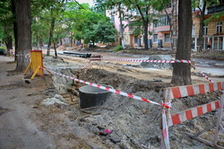 Как в Одессе ремонтируют улицу Софиевскую (ФОТО)