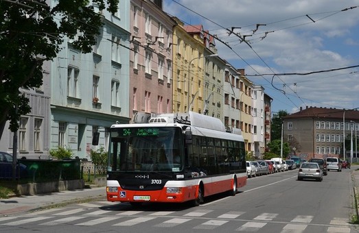 В Банска-Быстрыцу прибыл третий троллейбус «SOR TNB 12»