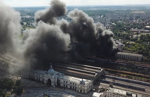 Пожар в локомотивном депо «Львов-Запад» потушили