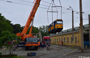 «Бэушные» трамваи из Лейпцига начнут работать на маршрутах Днепра в конце августа этого года