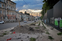 Как выглядит линия трамвая на спуске Маринеско в Одессе перед реконструкцией (ФОТО)