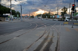 Как выглядит линия трамвая на спуске Маринеско в Одессе перед реконструкцией (ФОТО)