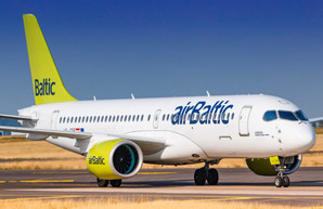 Маршрут Рига – Одесса обслуживает самый вместительный и современный самолет авиакомпании «airBaltic»