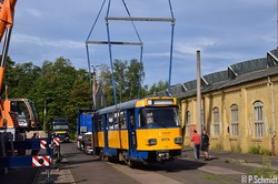 В Днепр приехали уже все трамваи из Лейпцига. Первые из них уже работают на маршрутах