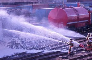 За 7 месяцев текущего года пожарная техника Одесской железной дороги совершила 34 выезда