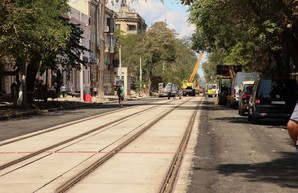 Работы по реконструкции улицы Софиевской в Одессе идут по графику (ФОТО)