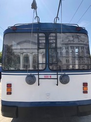 В Херсоне восстановили самый старый троллейбус города