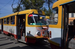 В Одессе снова начали работать двухвагонные трамвайные поезда
