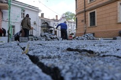 Во время реконструкции Воронцовского переулка в Одессе сохранят старинные песчаниковые и лавовые плиты