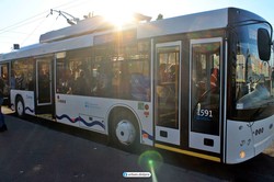 Новые троллейбусы, выпущенные на «Южмаше», уже перевозят пассажиров в Днепре (ФОТО)