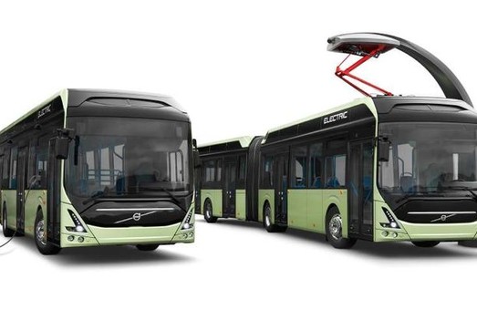Шведская компания «Volvo Buses» показала гибридный и электрический автобусы «Volvo 7900»