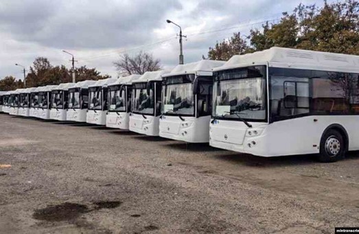 В Симферополь и Ялту поставили 44 новых автобуса