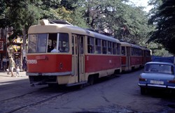 Трамваи Одессы в 1993 году на фото немецкого эксперта