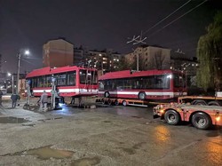 В Ивано-Франковск прибыло еще 10 троллейбусов из Беларуси (ФОТО)