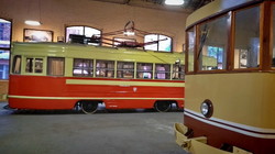 Одесский открытый экскурсионный трамвай на зимний сезон установлен в музее (ФОТО)