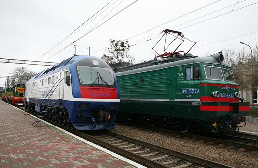 Южная железная дорога провела в Харькове выставку локомотивов