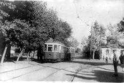 Трамваю города Каменского в Днепропетровской области 84 года