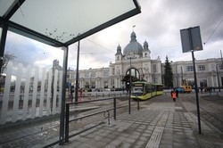 Во Львове трамвай совершил пробный рейс до конечной у вокзала